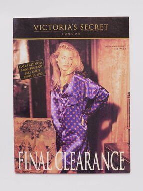 Victoria's Secret Final Clearance 1993 Catalog Vintage